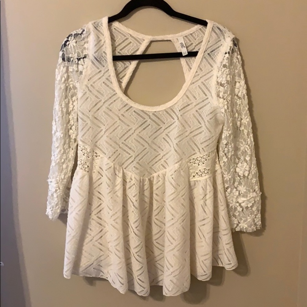 Free people lace blouse Medium